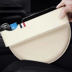 Car Seat Gap Storage Filler Organizer, Car Organizer Front Seat, Pack Auto Console Side Storage Box with Cup Holders,Car Organizers and Storage for Holding Phone, Sunglasses, Wallet Car Accessories
