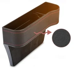 Car Seat Gap Storage Filler Organizer, Car Organizer Front Seat, Pack Auto Console Side Storage Box with Cup Holders,Car Organizers and Storage for Holding Phone, Sunglasses, Wallet Car Accessories