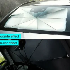 Car Sun Shade Protector Parasol Auto Front Window Sunshade Covers Car Sun Protector Interior Windshield Protection Accessories Car Accessories