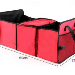 Car Trunk Storage Box Foldable Anti-slip Car Storage Box Toy Food Storage Bag Car Organize Car Accessories