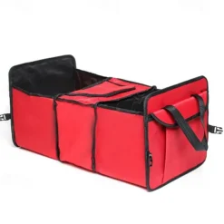 Car Trunk Storage Box Foldable Anti-slip Car Storage Box Toy Food Storage Bag Car Organize Car Accessories