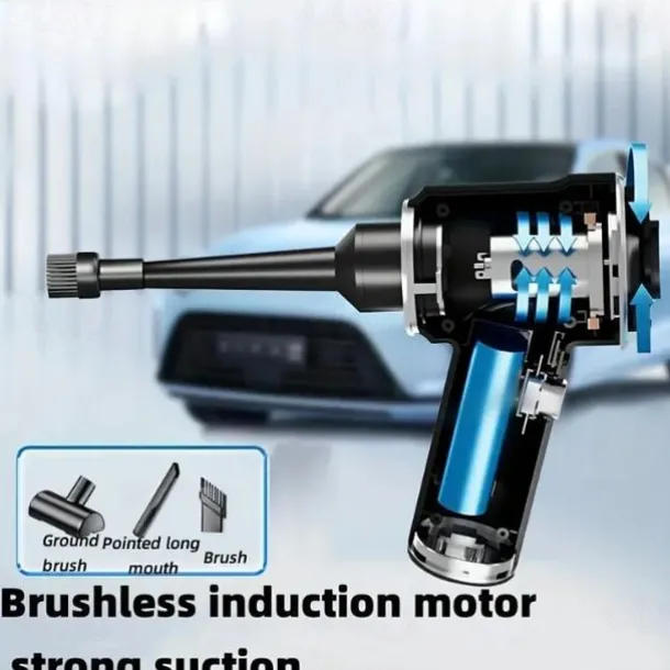 Car Vacuum Cleaner Household Portable High Power Wireless Vacuum Cleaner Mini Car Strong Suction Handheld Vacuum Cleaner