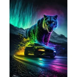 Car Wall Art Canvas Prints and Posters Pictures Decorative Fabric Painting For Living Room Pictures No Frame