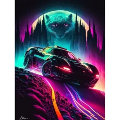 Car Wall Art Canvas Prints and Posters Pictures Decorative Fabric Painting For Living Room Pictures No Frame