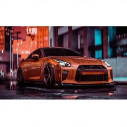 Car Wall Art Picture GTR R34 VS Supra Vehicle Modern Canvas Painting Poster and Print for Living Room Bedroom Home Decor