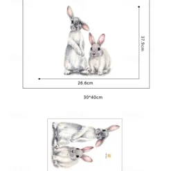 Cartoon Removable PVC Wall Stickers Home Decoration Wall Decal Wall Stickers For Bedroom Living Room Office Kids Room 30X40CM