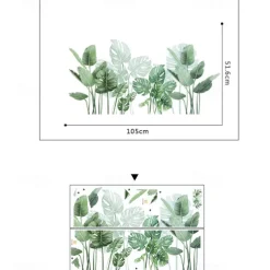 Cartoon Wall Stickers Bedroom / Kids Room & kindergarten, Removable PVC Home Decoration Wall Decal 1pc Wall Stickers for bedroom living room 105X50CM