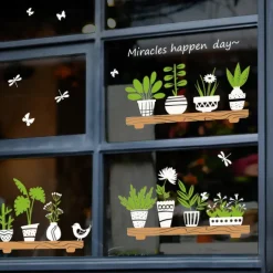 Cartoon Wall Stickers Pre-pasted PVC Removable Stickers, Home Decoration Wall Decal Wall Stickers for bedroom living room Bedroom / Kids Room &amp