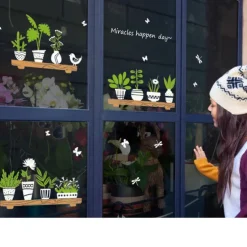 Cartoon Wall Stickers Pre-pasted PVC Removable Stickers, Home Decoration Wall Decal Wall Stickers for bedroom living room Bedroom / Kids Room &amp