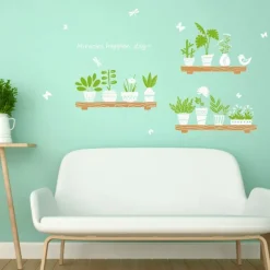 Cartoon Wall Stickers Pre-pasted PVC Removable Stickers, Home Decoration Wall Decal Wall Stickers for bedroom living room Bedroom / Kids Room &amp