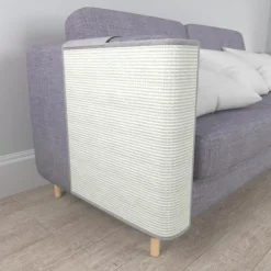 Cat Scratch Mat Sofa Protector Natural Sisal Furniture Protector Scratching Pad For Cats Scratch Carpet For Couch, Sofa, Chair(Right And Left)