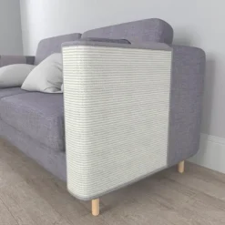 Cat Scratch Mat Sofa Protector Natural Sisal Furniture Protector Scratching Pad For Cats Scratch Carpet For Couch, Sofa, Chair（Right And Left）