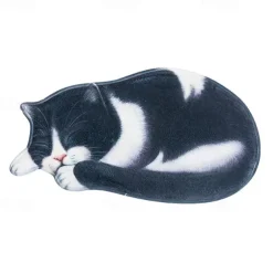 Cats Irregular Doormat Kitchen Mat Floor Mat Non-Slip Area Rug Oil Proof Rug Indoor Outdoor Mat Bedroom Decor Bathroom Mat Entrance Rug