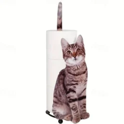 Cat-Shaped Napkin Holder - Metal Tissue Seat for Restaurants, Hotels, and Homes - Creative Table Storage and Fresh-Keeping Bag Rack