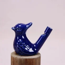 Ceramic Bird Whistle, Handcrafted Colorful Oriole Design, No-Electricity Party Supplies for Outdoor and Home Decor with Loud Sound