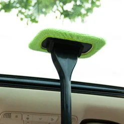 Ceyes Car Window Cleaner Brush Kit Windshield Wiper Microfiber Brush Auto Cleaning Wash Tool With Long Handle Car Accessories 3 Colors Car Accessories