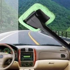 Ceyes Car Window Cleaner Brush Kit Windshield Wiper Microfiber Brush Auto Cleaning Wash Tool With Long Handle Car Accessories 3 Colors Car Accessories