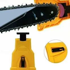 Chainsaw Teeth Sharpener, Universal Chain Saw Blade Sharpener, Fast Working Chainsaw Sharpening Tool, Portable Chain Saw Sharpener Kit for 12"-22" Chain Saws