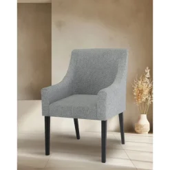 Chair Cover with Armrests Solid Color Quilted Slipcovers SAKcover LITB PRIME cover