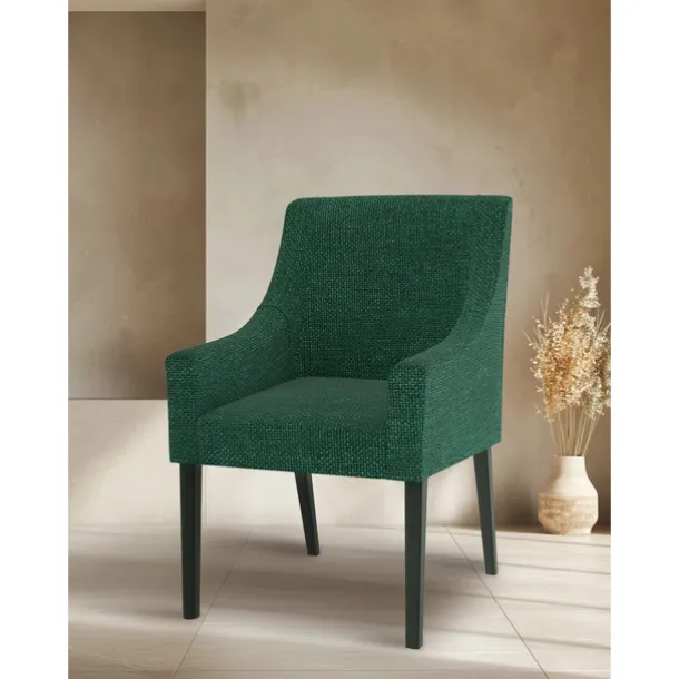 Chair Cover with Armrests Solid Color Quilted Slipcovers SAKcover LITB PRIME cover