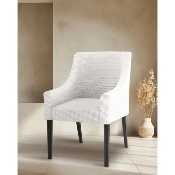 Chair Cover with Armrests Solid Color Quilted Slipcovers SAKcover LITB PRIME cover