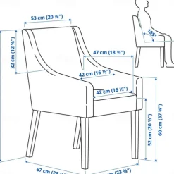 Chair Cover with Armrests Solid Color Quilted Slipcovers SAKcover LITB PRIME cover