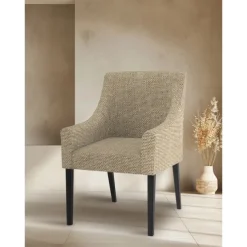 Chair Cover with Armrests Solid Color Quilted Slipcovers SAKcover LITB PRIME cover