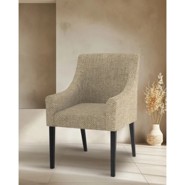 Chair Cover with Armrests Solid Color Quilted Slipcovers SAKcover LITB PRIME cover