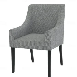 Chair Cover with Armrests Solid Color Quilted Slipcovers SAKcover LITB PRIME cover