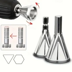 Chamfering Tool, Chuck Drill Tool, Metal Deburring External Chamfering Tool, Grinding Angle Trimming, Suitable For Various Chuck Electric Drilling Tools