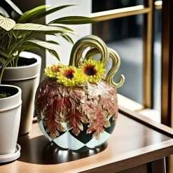 Charming Black & White Plaid Pumpkin Figurine - Resin Autumn Tabletop Decor, Perfect for Thanksgiving & Halloween, Versatile Indoor/Outdoor Home Centerpiece