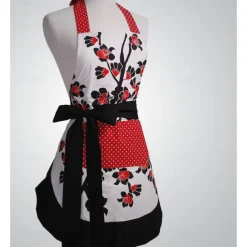 Chef Apron For Women and Men, Kitchen Cooking Apron, Personalised Gardening Apron with Pockets for Mothers Day Gift
