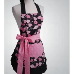 Chef Apron For Women and Men, Kitchen Cooking Apron, Personalised Gardening Apron with Pockets for Mothers Day Gift