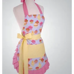 Chef Apron For Women and Men, Kitchen Cooking Apron, Personalised Gardening Apron with Pockets for Mothers Day Gift