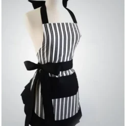 Chef Apron For Women and Men, Kitchen Cooking Apron, Personalised Gardening Apron with Pockets for Mothers Day Gift