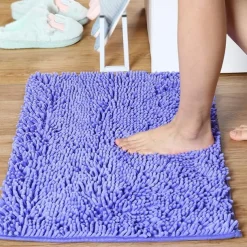 Chenille Bath Mat Non-slip Bathroom Rug,Anti-slip Floor Mats Door Mat Anti-slip Bathroom Rug Kitchen Carpets Doormats Floor Mat For Living Room,Bathroom