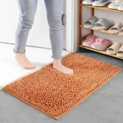 Chenille Bath Mat Non-slip Bathroom Rug,Anti-slip Floor Mats Door Mat Anti-slip Bathroom Rug Kitchen Carpets Doormats Floor Mat For Living Room,Bathroom