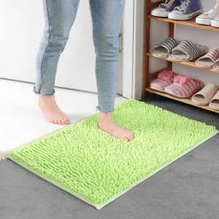 Chenille Bath Mat Non-slip Bathroom Rug,Anti-slip Floor Mats Door Mat Anti-slip Bathroom Rug Kitchen Carpets Doormats Floor Mat For Living Room,Bathroom
