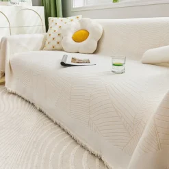 Chenille Sofa Cover Couch Cover Sage Green Couch Protector Sofa Blanket Sofa Throw Cover for Couches Washable Sectional Sofa Couch Covers for Dogs