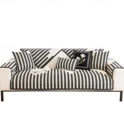 Chenille Sofa Cushion Four Seasons Universal High-Grade Cushion Non-Slip Leather Sofa Cover Luxurious and Durable Perfect for Year-Round Use Easy to Clean and Install Enhances Home Decor