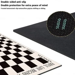 Chess Board Pattern Kitchen Rug Area Rug Mat Non-Slip Oil Proof Floor Mat Livingroom Rug Indoor Outdoor Mat Bedroom Decor Bathroom Mat Entrance Rug Door Mat