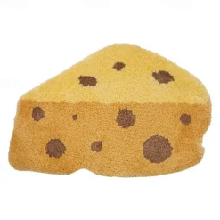 Chesse Irregular Velvet Doormat Kitchen Mat Floor Mat Non-Slip Area Rug Oil Proof Rug Indoor Outdoor Mat Bedroom Decor Bathroom Mat Entrance Rug