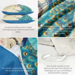 Chinese Scenery Series Landscape Pattern Duvet Cover Set Comforter Set,printed Boho Comforter Cover Cotton Bedding Sets With Envelope Pillowcase, Room Decor King Queen Duvet Cover