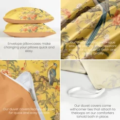 Chinese Scenery Series Landscape Pattern Duvet Cover Set Comforter Set,printed Boho Comforter Cover Cotton Bedding Sets With Envelope Pillowcase, Room Decor King Queen Duvet Cover