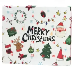 Christmas Advent Calendar Pink Bracelets 2025 for Girls 24 Days Xmas Countdown Calendar DIY Jewelry Making Kit Gift 22 Charm Beads 2 Bracelets for Kids Teens Women