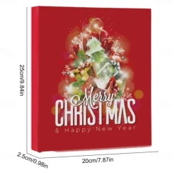 Christmas Advent Calendar 2025 Xmas Gift Countdown Bracelets Making Kit 24 Days Christmas Gift DIY Charm Beads and Bracelets for Girls Women Kids