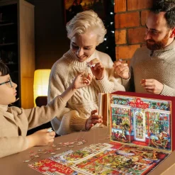 Christmas Advent Calendar Jigsaw Puzzle for Girls and Boys, 1008 Pieces Christmas Puzzle Countdown Calendar, Halloween Advent Calendar