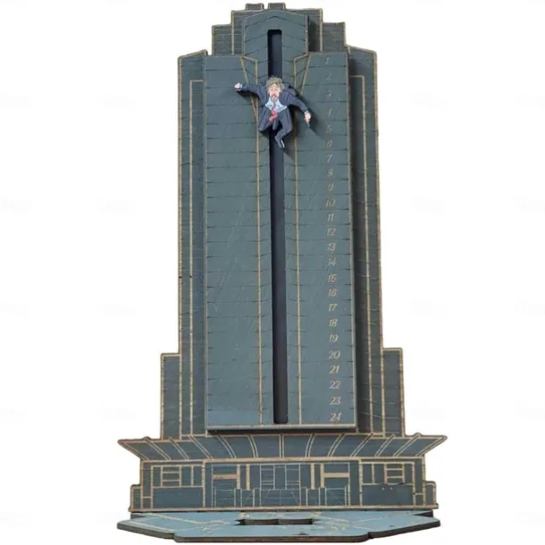 Christmas Die Hard Advent Calendar 2025 | Hans Gruber Advent Calendar | Wooden Advent Calendar | Christmas Countdown Advent Calendars | Funny Gifts Unique the Offices Advent Calendar