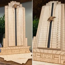 Christmas Die Hard Advent Calendar 2025 | Hans Gruber Advent Calendar | Wooden Advent Calendar | Christmas Countdown Advent Calendars | Funny Gifts Unique the Offices Advent Calendar