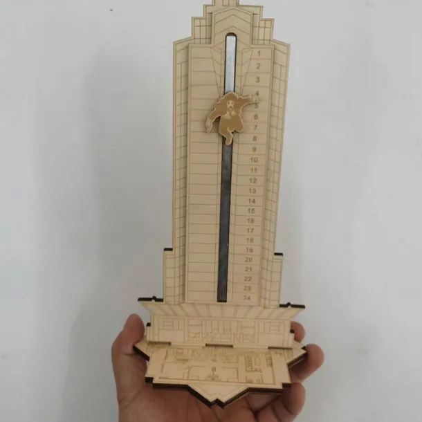 Christmas Die Hard Advent Calendar 2025 | Hans Gruber Advent Calendar | Wooden Advent Calendar | Christmas Countdown Advent Calendars | Funny Gifts Unique the Offices Advent Calendar